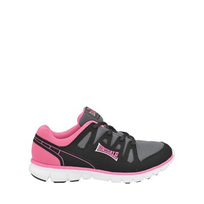 Black and pink 'Caldas' trainers